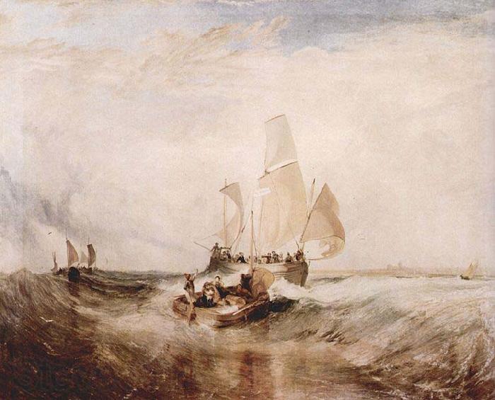 Joseph Mallord William Turner Jetzt fur den Maler, Passagiere gehen an Bord Spain oil painting art